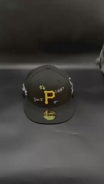 Black Pittsburgh Pirates Since 1887 59FIFTY Fitted Cap