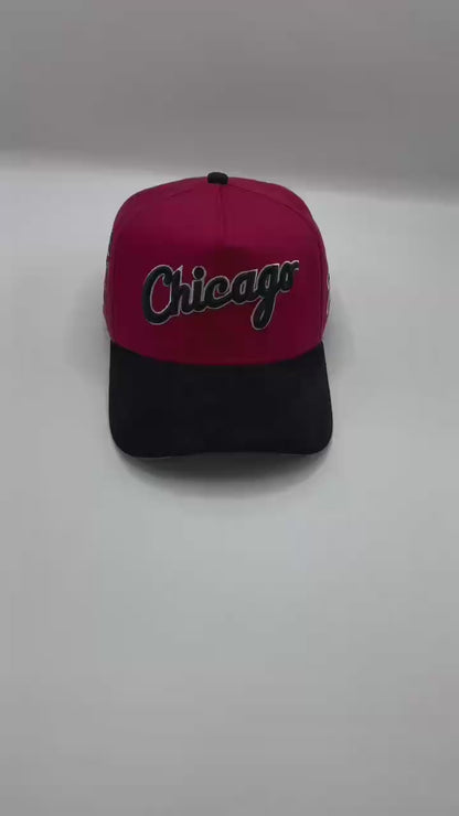Cruces Premium Snapback - Chicago Jordan Red