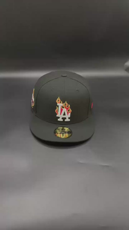 Black Red Los Angeles Dodgers 59FIFTY Fitted