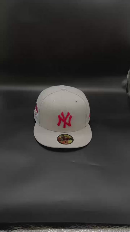 Grey Red New York Yankees 1998 World Series MLB New Era 59Fifty Fitted Hat Cap