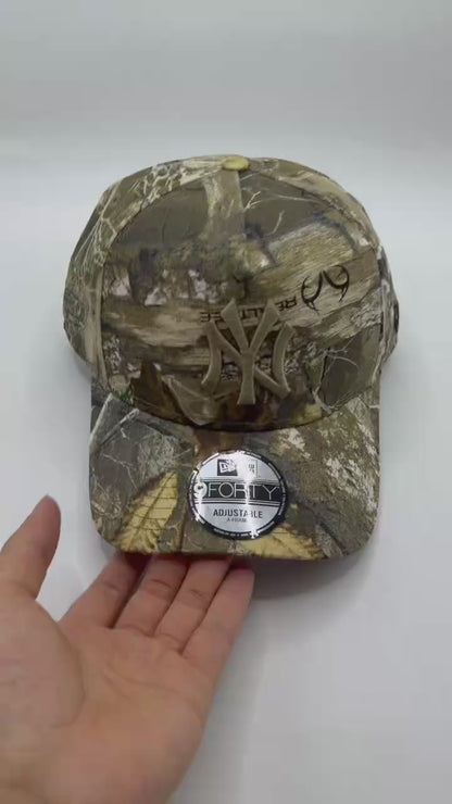Realtree Camo New York NY Yankees 1998 World Series New Era 9Forty A Frame Snapback