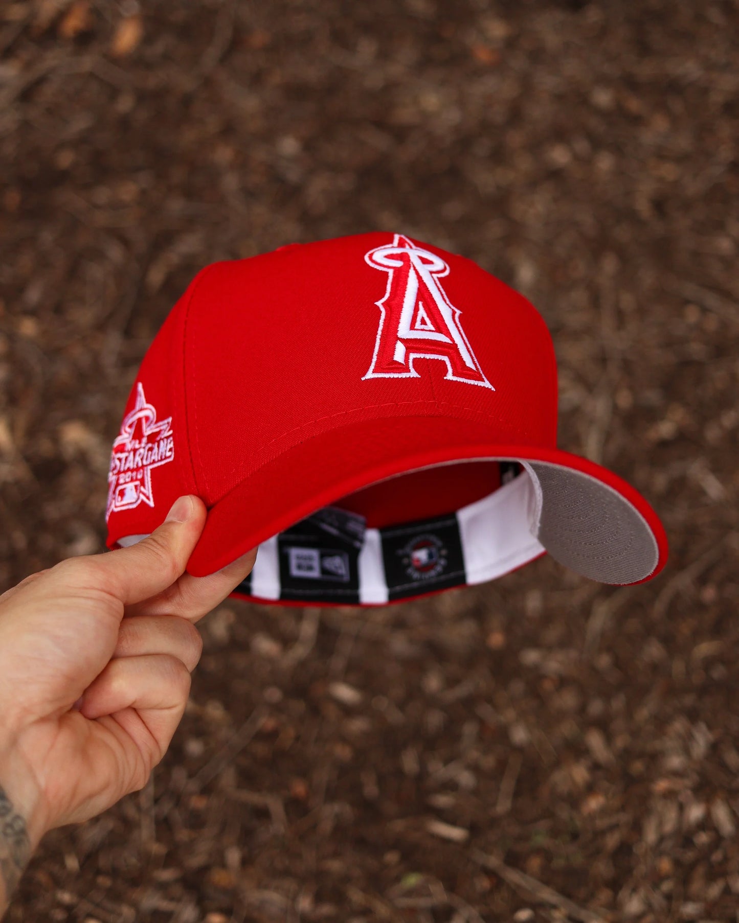 Red Los Angeles Angels 2010 All Star Game New Era Fitted Hat