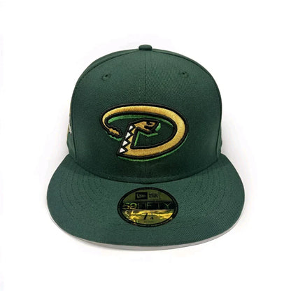Green Arizona Diamondbacks 2001 World Series Champions Fitted Hat - view 3