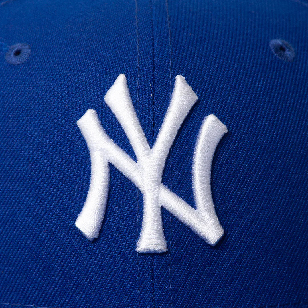 Blue New York NY Yankees 1999 World Series Fitted Hat - view 2